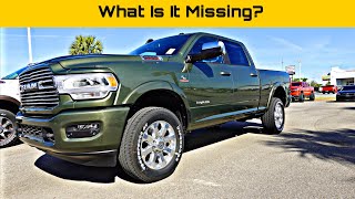 2022 RAM 2500 Laramie Sport Review  RAM Still Wont Let You Order This Color With A Popular PKG [upl. by Lleinnad]