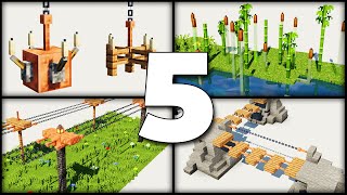 5 Dinge die du in Minecraft 117 bauen kannst 5️⃣ Minecraft Bauideen Crocodileandy [upl. by Marilla]