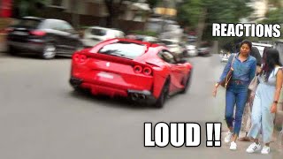 LOUDEST FERRARI 812 SuperFast  INSANE V12 SOUNDS  Novitec Rosso Exhaust [upl. by Enavi462]