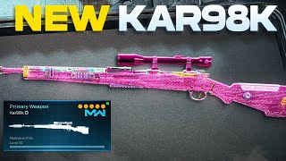 The NEW KAR98K SNIPER in Warzone 3 1 SHOT [upl. by Aneerehs]