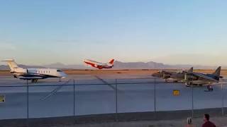 Spotting DC10 Fire Tanker departing Phoenix Gateway Airport [upl. by Harrad]