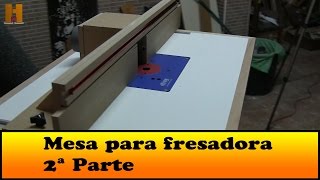 Como construyo esta mesa para la fresadora 2ª parte [upl. by Annabella]