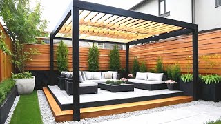 100 Modern Patio Designs 2024 Backyard Garden Landscaping Ideas Terrace Rooftop Garden Pergola [upl. by Narej]