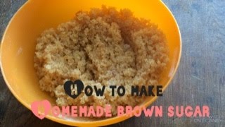 How to make Homemade Light Brown Sugar  Episode 91  Baking with Eda [upl. by Nesto198]