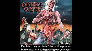 Cannibal Corpse Eaten Back To Life FULL ALBUM WITH LYRICS [upl. by Terrie]