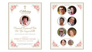 Celebrating The Life Of Fernande Rosemonde Rita De Ker Sauyon Vielle [upl. by Ailec]