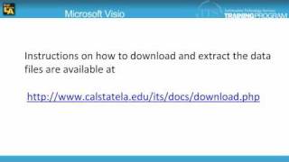 Downloading Data Files Microsoft Visio 2007 [upl. by Aimaj]