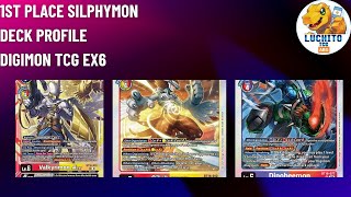 1st place Silphymon Deck Profile  Digimon TCG EX6 [upl. by Hammond]