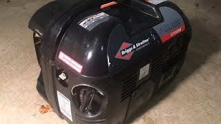 Briggs and Stratton G1000M Generator  Fuel Line Replacement and Throttle Adjustment [upl. by Montgomery632]