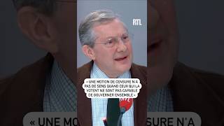 Motion de censure  quotPas de sens quand ceux qui la votent ne sont pas capable de gouverner ensemblequot [upl. by Llabmik]