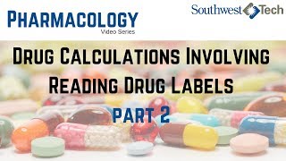 Drug Calculations Involving Reading Drug Labels Part 2 – Nursing Math Pharmacology [upl. by Anawk]