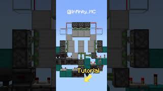 3x3 Piston Door Minecraft Bedrock minecraft [upl. by Janie482]