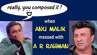 A R Rahman  Anu Malik  Controversy  Song credit issue  Bollywood [upl. by Stesha]