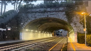 Treno nella CAVERNA SOTTERRANEA di ZOAGLI con LOCO BELLISSIMA [upl. by Mckee]