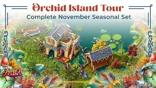 Completed November Seasonal Set amp Full Orchid Island Tour [upl. by Magree894]