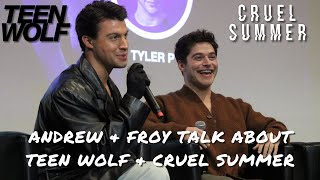 Froy Gutierrez amp Andrew Matarazzo talk about their favorite scene in Teen Wolf  Cruel Summer [upl. by Venetia]