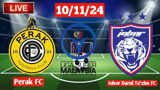 Perak FC Vs Johor Darul Tazim FC Live [upl. by Sicnarf]