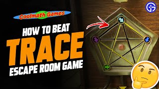 Trace Walkthrough Cool Math Games  How To Solve amp Beat Trace Escape Room Puzzle [upl. by Nelson]