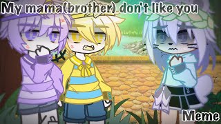 My mamabrother dont like youNightmare amp DreamDreamtale brothersPart 1 [upl. by Ynattib]