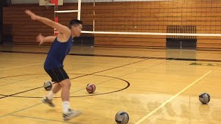 Improve Spiking TIMING part 12  How to SPIKE a Volleyball Tutorial [upl. by Airat]