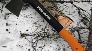 Fiskars 14quot AxeHatchet Video Review [upl. by Bessie615]