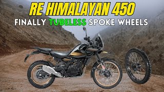 Tubeless Spoked Wheels For Royal Enfield Himalayan 450 Launched At 12424 Rs amp More Accessories [upl. by Eads350]