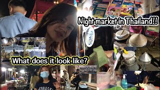 Night Market in Phrae Thailand  Thailand vlogs [upl. by Resee]