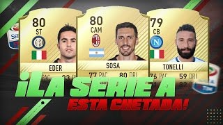 FIFA 17  ZQUAD BUILDER  ¡LA SERIE A ESTA CHETADA [upl. by Yrelbmik869]