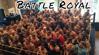 WWE 110 Man Battle royal [upl. by Haroved]