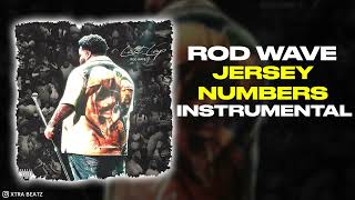 Rod Wave  Jersey Numbers INSTRUMENTAL Ft Rylo Rodriguez [upl. by Eirrek984]