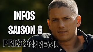 PRISON BREAK  INFOS SUR LA SAISON 6 [upl. by Mcdougall]