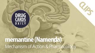 Memantine Mechanism of Action amp Pharmacology  Drug Cards Daily Clips [upl. by Queri]