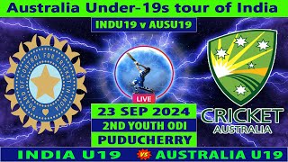 India U19 vs Australia U19  IND U19 vs AUS U19  1st Youth ODI of Australia Under19s tour of India [upl. by Wat372]