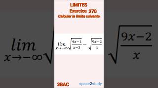 Exercice 270 Limites 2BAC Maths [upl. by Ettennat]