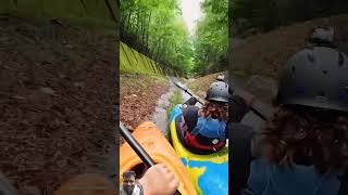 GoPro  Drainage Ditch Kayaking Race POV  Stu Telfer Shorts [upl. by Tarrant]