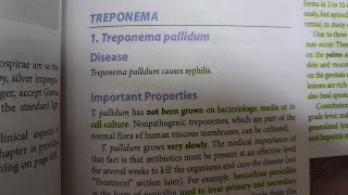 Treponema Pallidum  MICROBIOLOGY [upl. by Eelan]