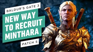 Baldurs Gate 3 How to Recruit Minthara in Patch 5 Good Playthrough [upl. by Htide654]