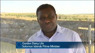 The Solomon Islands Prime Minister visits Australia [upl. by Florine997]