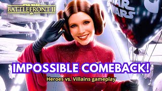 Impossible comeback  Star Wars Battlefront 2  HvV gameplay [upl. by Ping722]