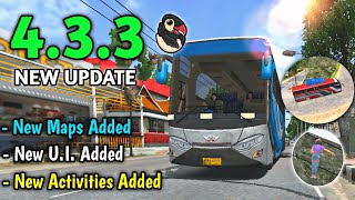 New Big Update 433 New Roads Added Bus Simulator Indonesia  Bus Game [upl. by Akenor]