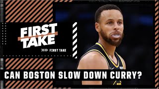 JJ Redick on Celtics defense The game plan is NOT to slow down Steph Curry  First Take [upl. by Kalasky]