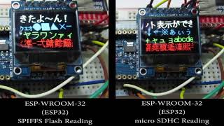 ESPWROOM32  ESP32  SPIFFS Flash Reading Speed [upl. by Anesusa]