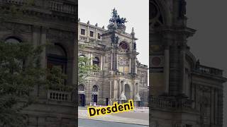 Theaterplatz and KronigJohann Denkmal Dresden germany travel shorts [upl. by Eisseb]