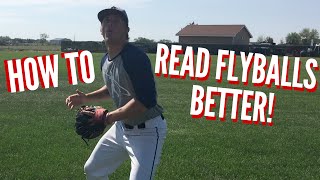 How to Read Flyballs Better  Baseball Outfield Drills [upl. by Suirada]