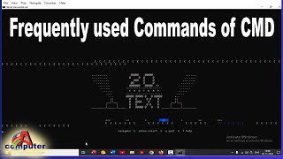 Frequently used Commands of CMD  ms dos  dos command  COMMAND PROMPT  CMD [upl. by Pamelina991]