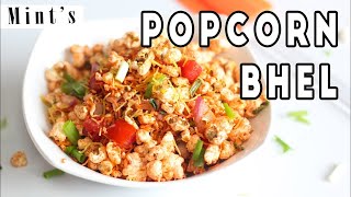 5 Minutes Popcorn Bhel Recipe  Street Snacks Recipe  Popcorn Chaat [upl. by Noland]