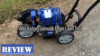 Wild Badger Sidewalk Edger Lawn Tool Review  Watch Before You Buy [upl. by Ueihtam396]