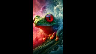 The Colorful Escape RedEyed Tree Frog Secrets WildlifeMysteries [upl. by Trebuh]