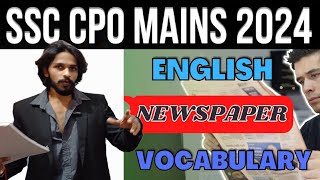 Day 5  CPO Mains English Preparation  Boost Your English Marks  SSC CPO MAINS 2024 Expected Date [upl. by Grishilde]