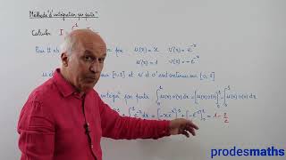 Terminale  Intégrales  Synthèse  4 méthodes de calcul  La méthode quotpar intégration par partiesquot [upl. by Nue]